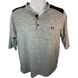 Nike Henley T Shirt Mens Medium Florida Gators Gray Heathered Dri Fit